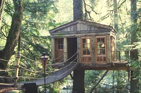 Treehouse, Fall City, Washington.