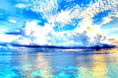 Sky and Sea, The Maldives Islands