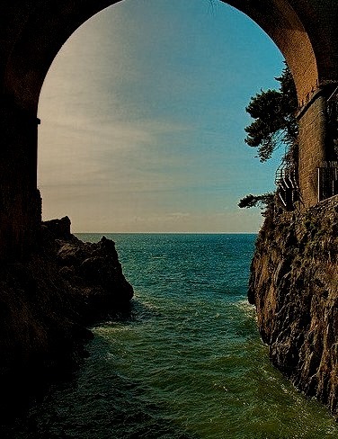 Ocean Archway, Amalfi Coast, Italy 