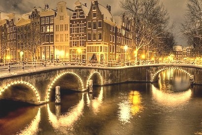 Winter's Night, Amsterdam, The Netherlands