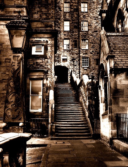 Entrance, Mylne's Court, Edinburgh, Scotland