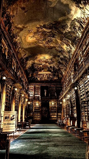 Library, Prague, Czech Republic 