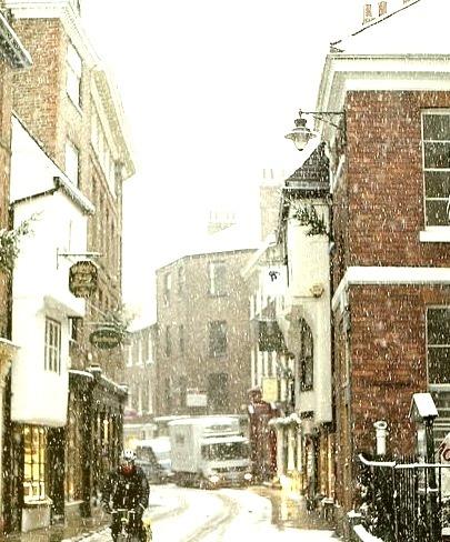 Snowy Day, York, England