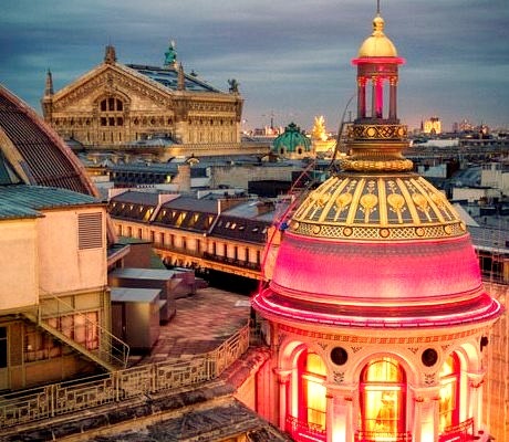 Lighted Dome, Paris, France