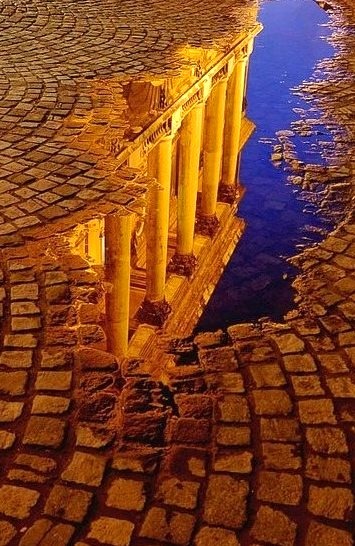 Reflected Columns, Rome, Italy